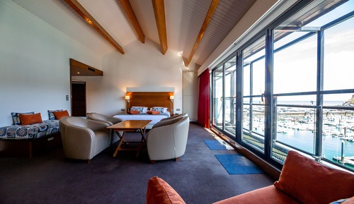 Suite Deluxe, varias camas, vistas al mar
