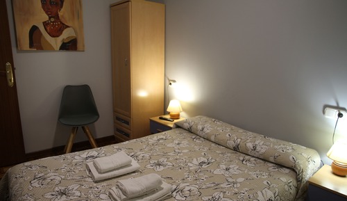Habitación individual económica, baño compartido