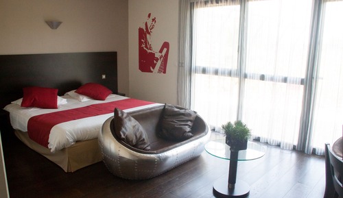 Habitación ejecutiva, accesible para personas con discapacidad, vistas al jardín