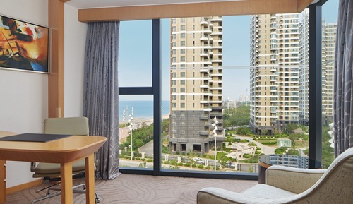 Habitación Deluxe, 2 camas dobles, vistas al mar