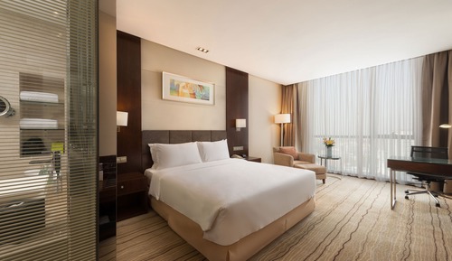 Habitación estándar, 1 cama de matrimonio grande, vistas a la ciudad