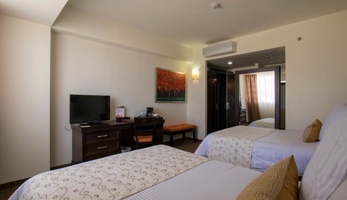 Habitación estándar doble, 2 camas dobles