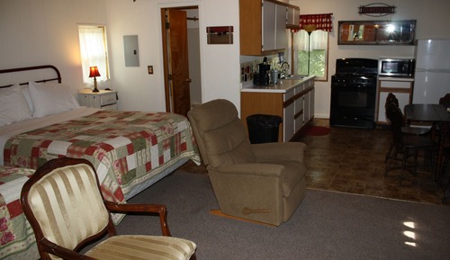 Cabaña superior, baño privado, vistas al río (Sportsman's Cabin)