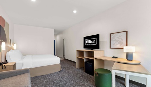 Habitación, 1 cama de matrimonio grande con sofá cama