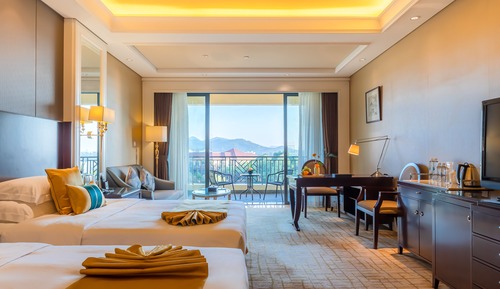 Habitación Deluxe doble, vistas al jardín