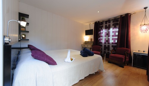Habitación estándar doble, 1 cama de matrimonio grande, terraza