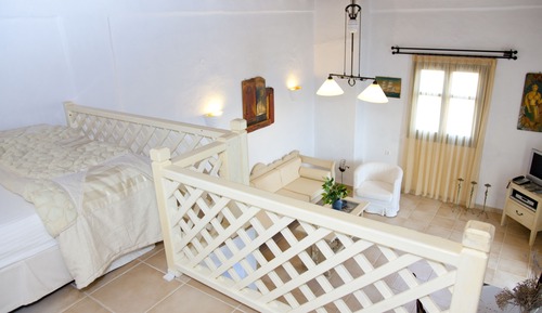Habitación de lujo doble, 1 habitación, vistas al mar (Htenia)