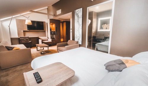 Habitación ejecutiva, 1 cama de matrimonio con sofá cama