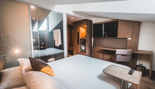 Habitación estándar con 2 camas individuales, 1 cama individual