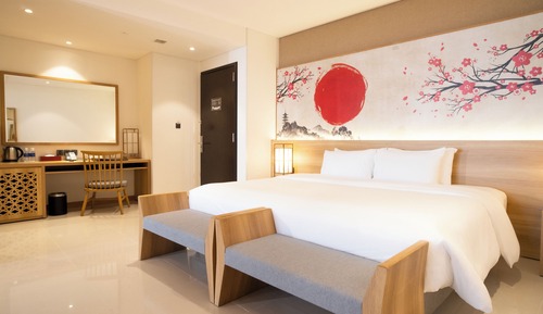 Habitación familiar, vistas al mar (Premium Onsen & Water Park Inclusive)