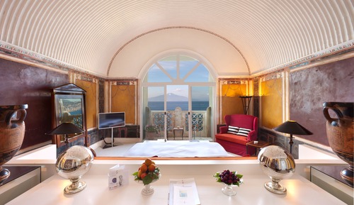 Suite estudio, bañera de hidromasaje, vistas al mar (Pompeiana)