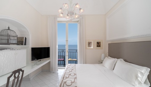 Habitación Confort doble, balcón, vistas al mar