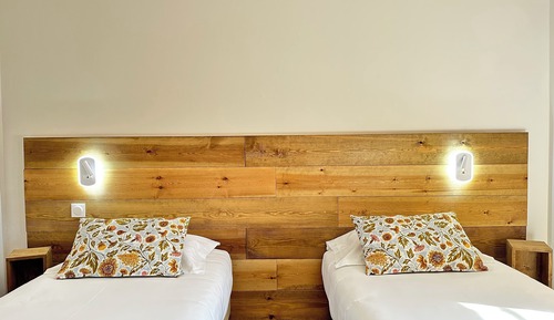 Chambre Twin Terrasse / Vue Rocher