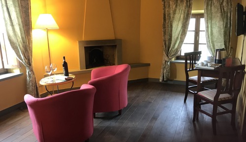 Habitación Confort doble, 1 cama de matrimonio, frigorífico, vistas al viñedo
