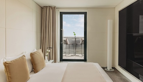 Habitación, terraza, vistas a la ciudad (Superior ME)