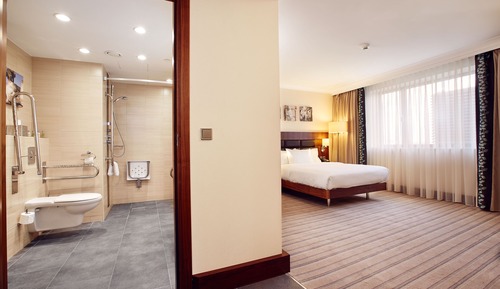 Habitación, 1 cama de matrimonio, accesible para personas con discapacidad