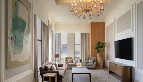 Suite presidencial, 2 habitaciones, vistas al mar, en esquina