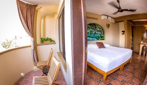 Habitación, 1 cama de matrimonio grande, balcón