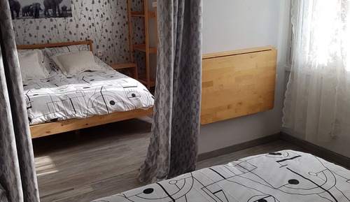 Habitación cuádruple, vistas al jardín