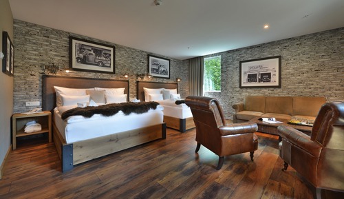 Habitación familiar, 2 camas de matrimonio (Premium)