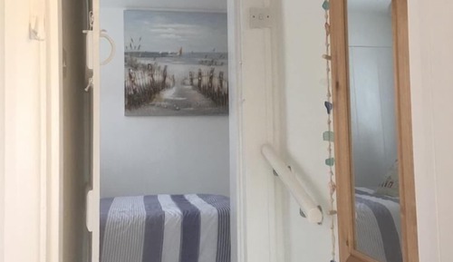 Casa, baño privado, vistas al complejo turístico (Pink House)
