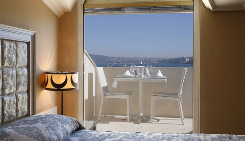Habitación superior, balcón, vistas al mar