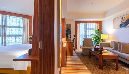 Suite Premier, 1 cama de matrimonio grande, vistas a la ciudad