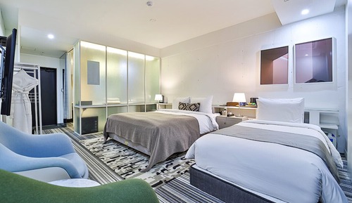 Habitación estándar con 2 camas individuales, no fumadores
