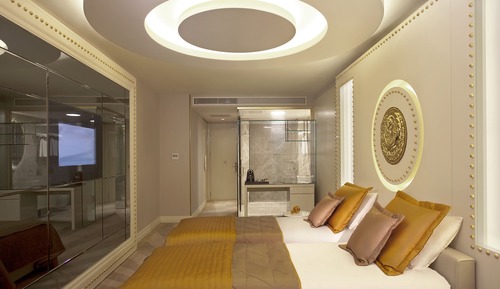 Habitación Deluxe con 2 camas individuales, vistas al patio, en la zona del jardín