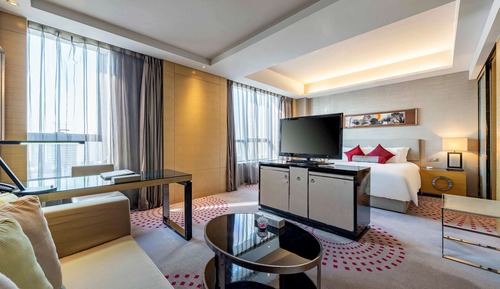Habitación Deluxe, 1 cama de matrimonio grande, vistas a la ciudad