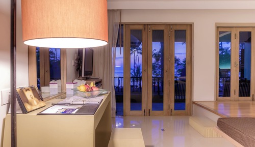 Habitación Deluxe, 1 cama de matrimonio grande, vistas al mar