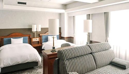 Habitación Deluxe con 2 camas individuales, no fumadores (Triple, Free light breakfast)