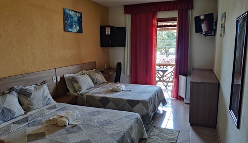 Habitación superior, 2 camas dobles, vistas al mar