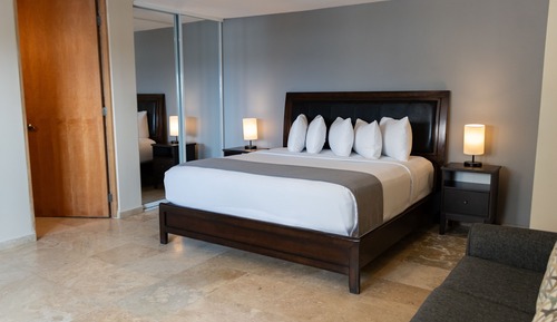 Suite estudio, 1 cama de matrimonio