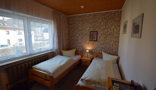 Habitación básica con 2 camas individuales