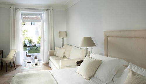 Habitación superior, vistas al jardín