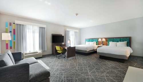 Suite estudio, 2 camas de matrimonio