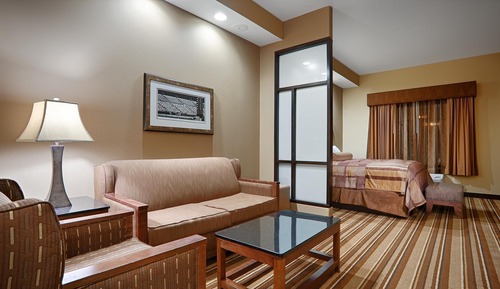 Suite, 1 cama de matrimonio grande, no fumadores, frigorífico y microondas (with Sofabed)