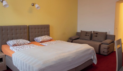 Habitación cuádruple, cocina