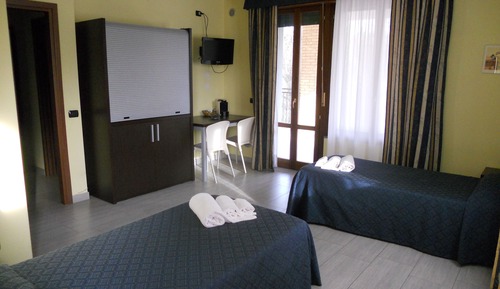 Habitación con 1 cama doble o 2 individuales
