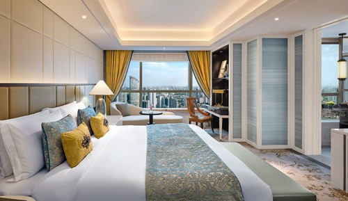 Habitación Premier, 1 cama de matrimonio grande, vistas a la ciudad (Premier)