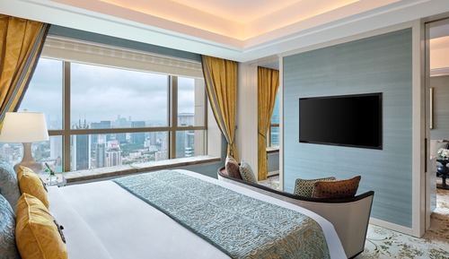 Habitación Deluxe, 1 cama de matrimonio grande, no fumadores, vistas a la ciudad