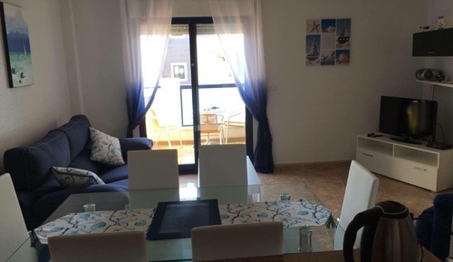 Ático, 2 habitaciones, vistas a la piscina