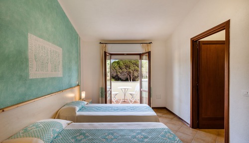 Habitación doble, terraza