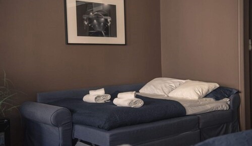 Habitación cuádruple familiar, 1 cama doble con sofá cama