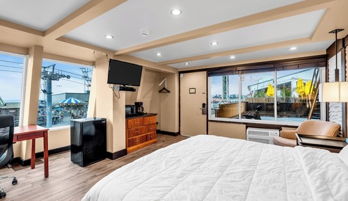 Habitación exclusiva, 1 cama de matrimonio grande, vistas a la playa