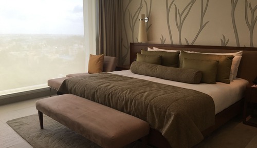 Suite ejecutiva, 1 cama de matrimonio grande, vistas a la ciudad