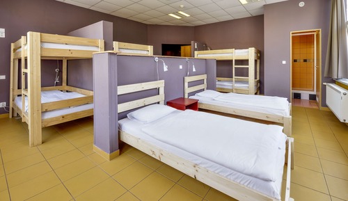 Dormitorio compartido, dormitorio mixto, baño privado (8 Bedded)