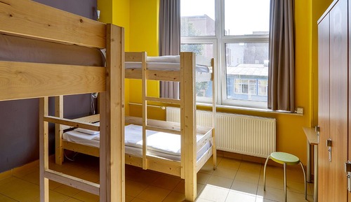 Dormitorio compartido, dormitorio mixto, baño privado (4 Bedded)