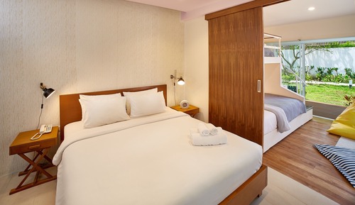 Suite familiar, 2 habitaciones, vistas al jardín, en la zona del jardín